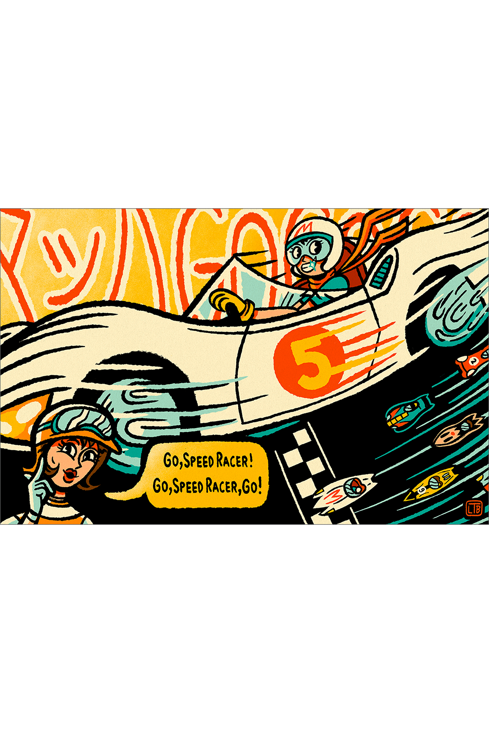 "Go! Speed Racer, Go!" by Luke T Benson