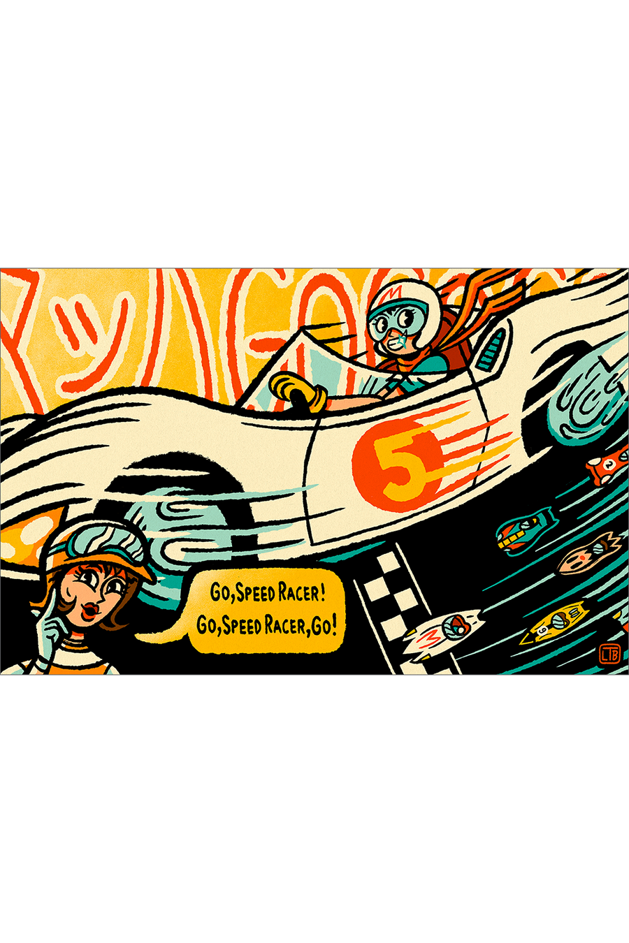 "Go! Speed Racer, Go!" by Luke T Benson