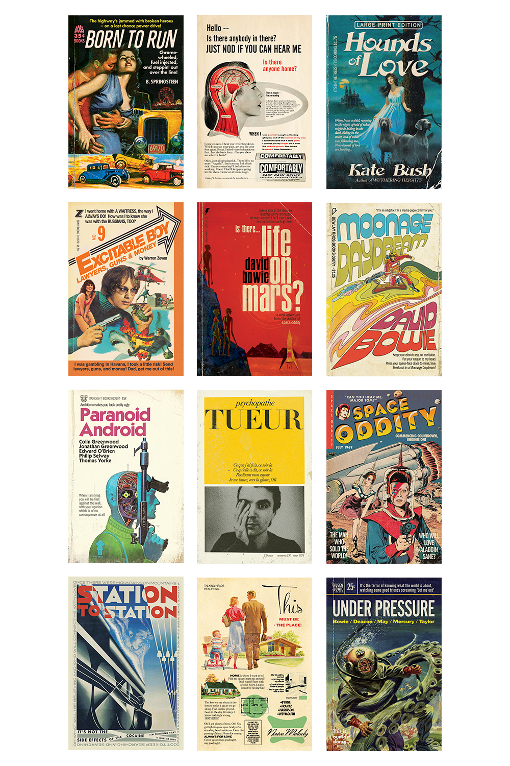 Todd Alcott Cultural Mashups Greatest Hits Postcard Set