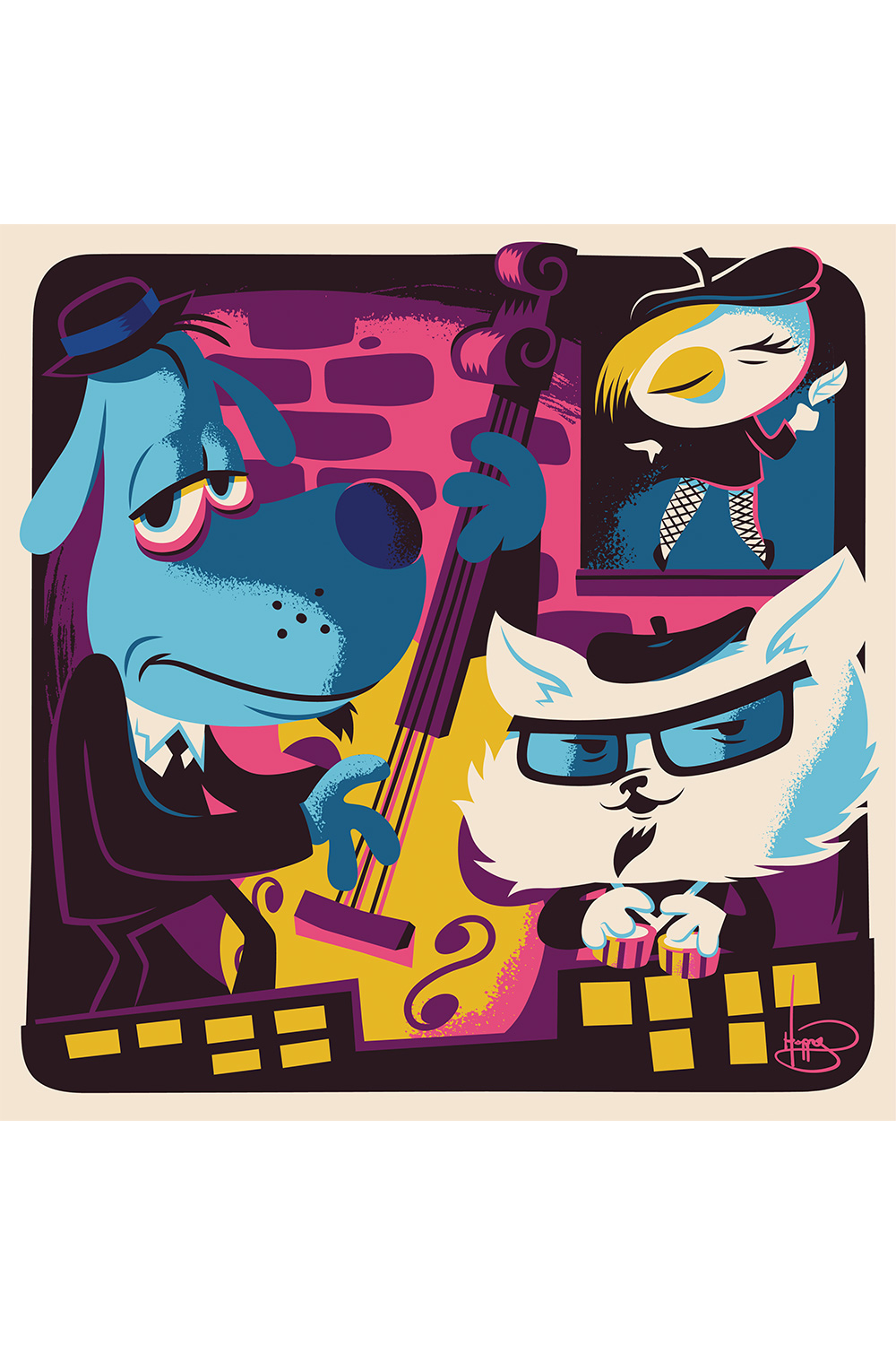 "Hippest Band in Puppet Land" by Adam Hoppus