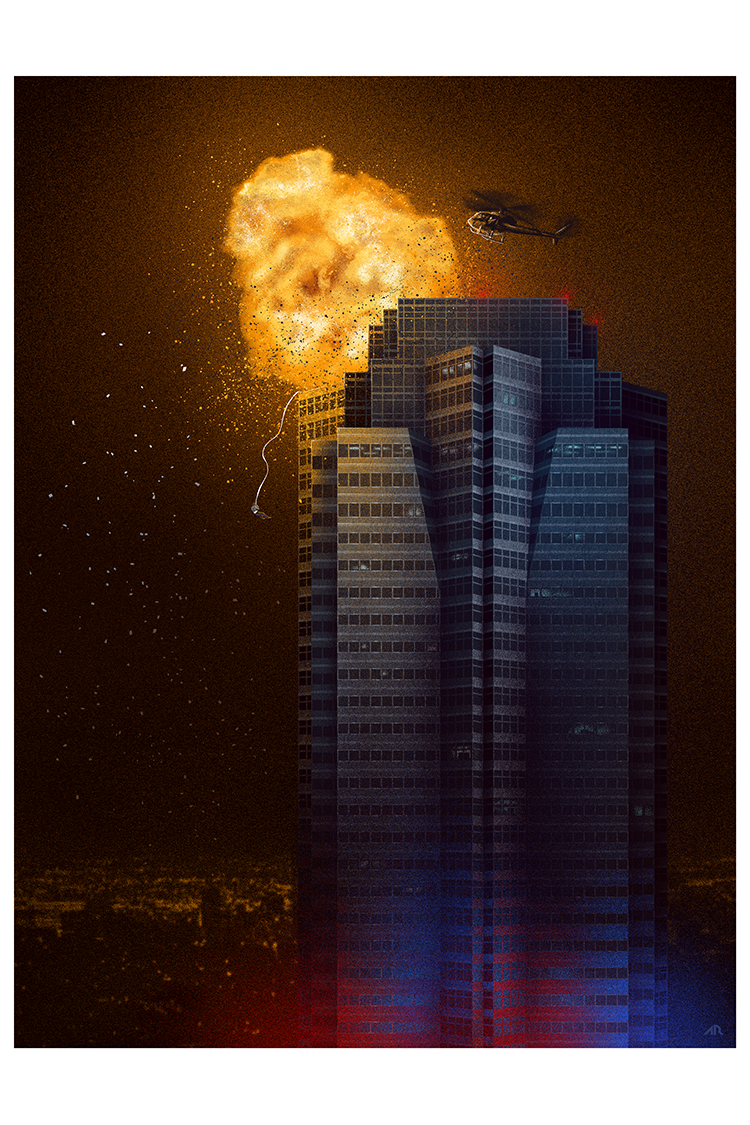 "Yippee Ki-Yay" Metal Variant by Adam Rabalais