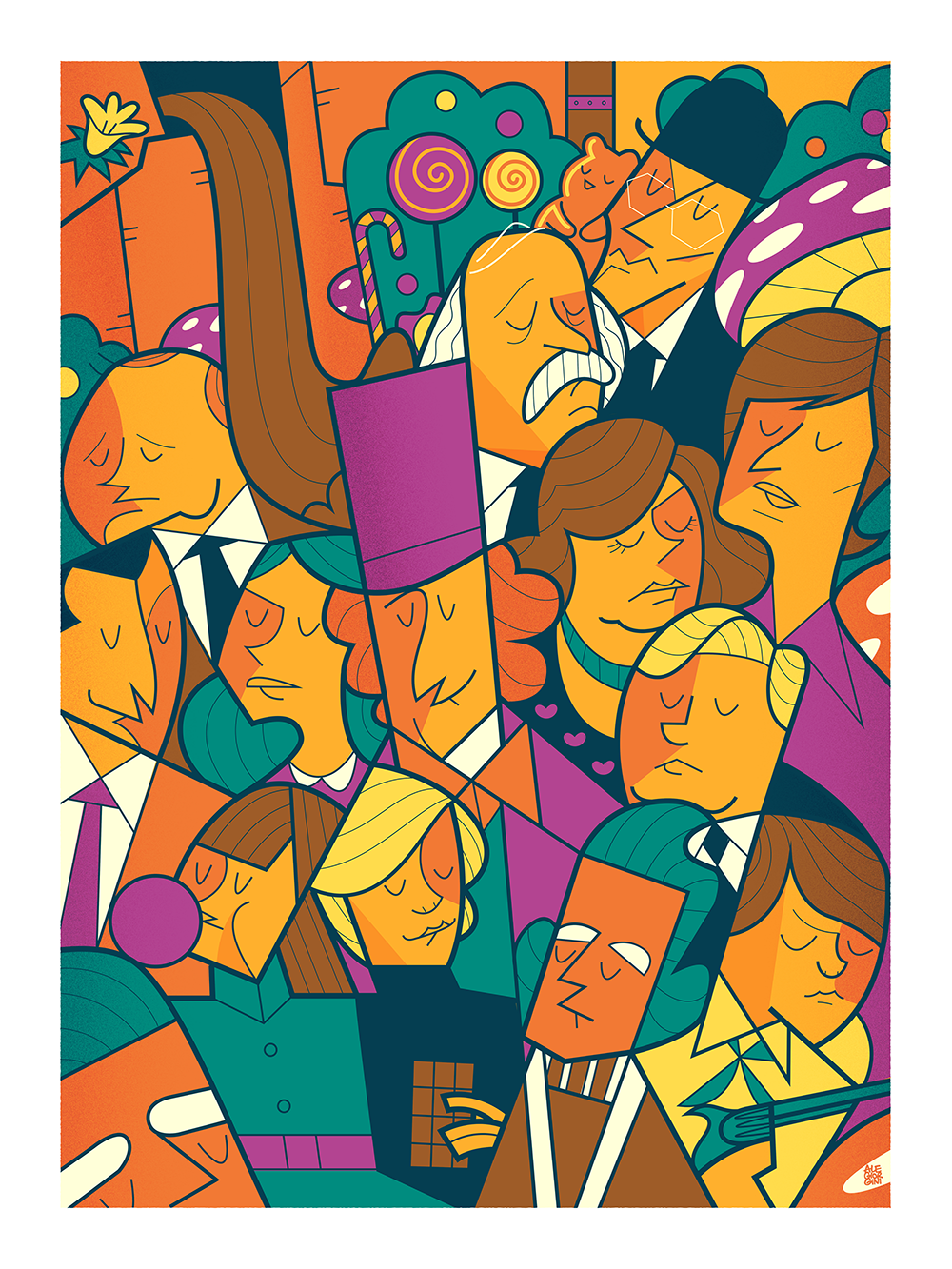 "Willy Wonka" by Ale Giorgini