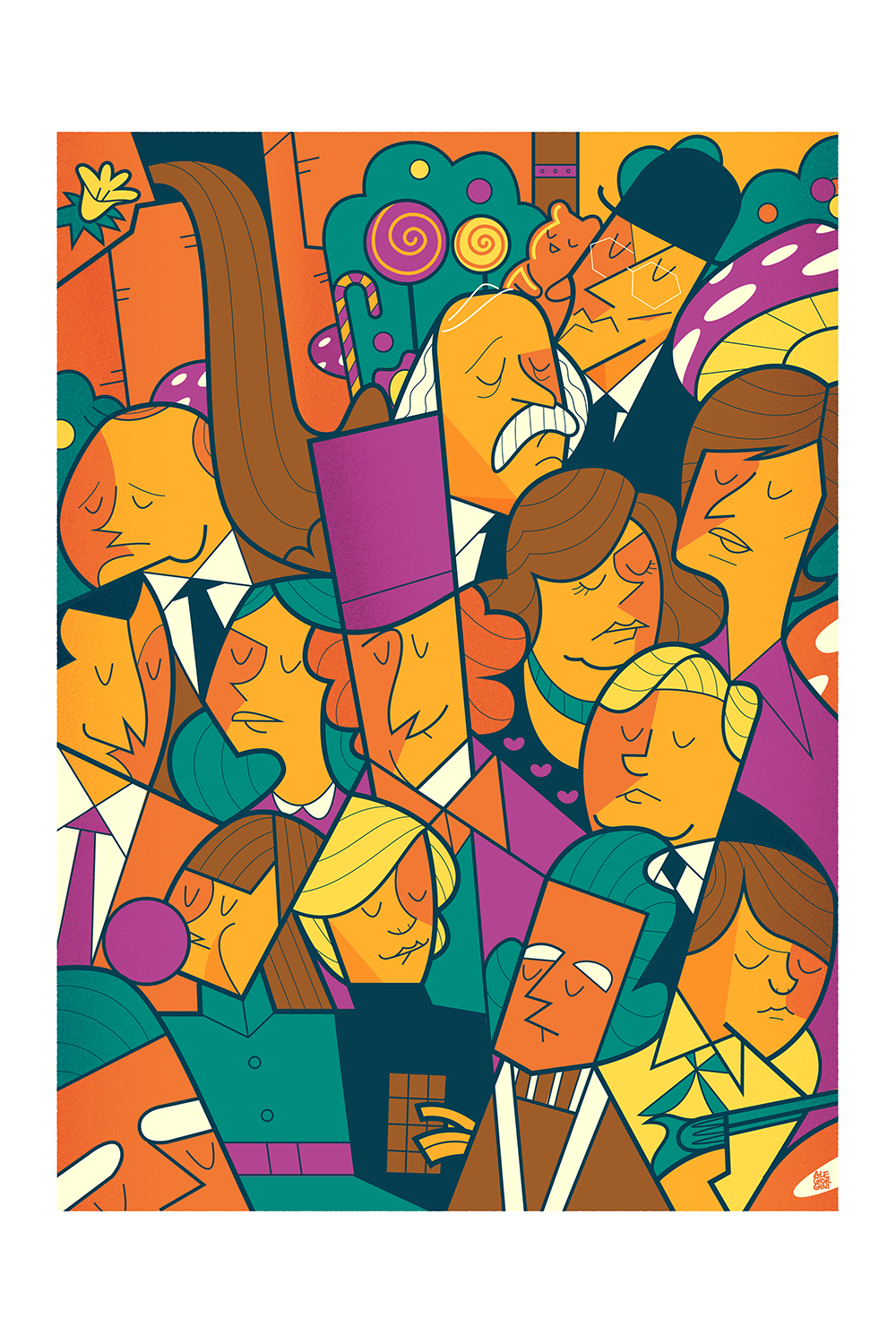 "Willy Wonka" by Ale Giorgini