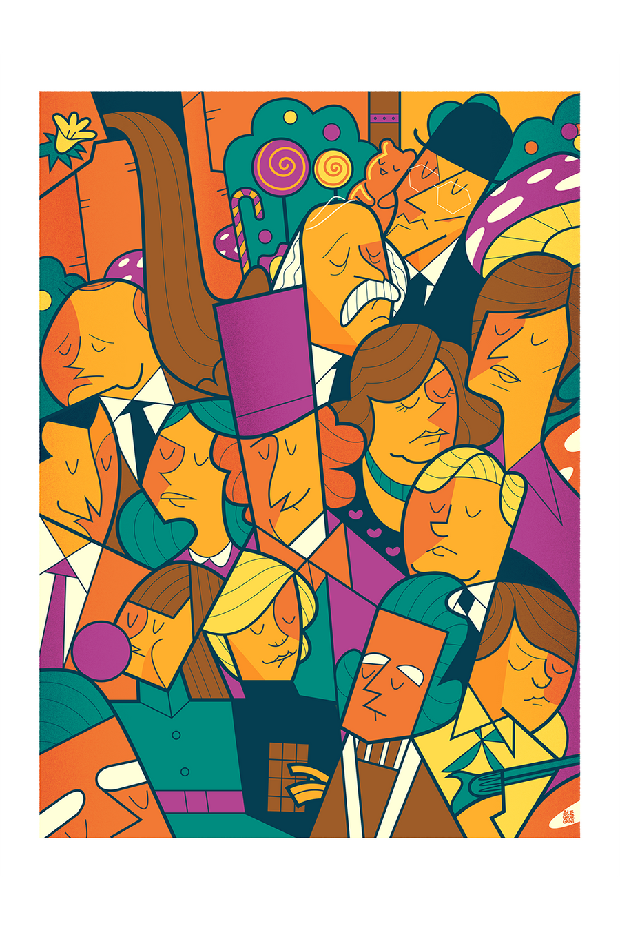 "Willy Wonka" by Ale Giorgini