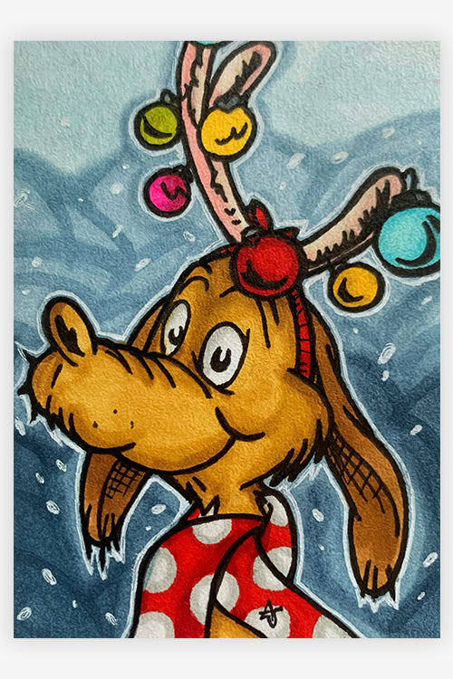 "A Christmas Doggie" by Alex Zhludov