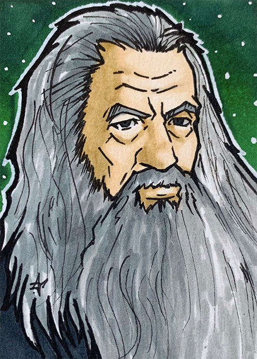 "An Old Wizard" by Alex Zhludov