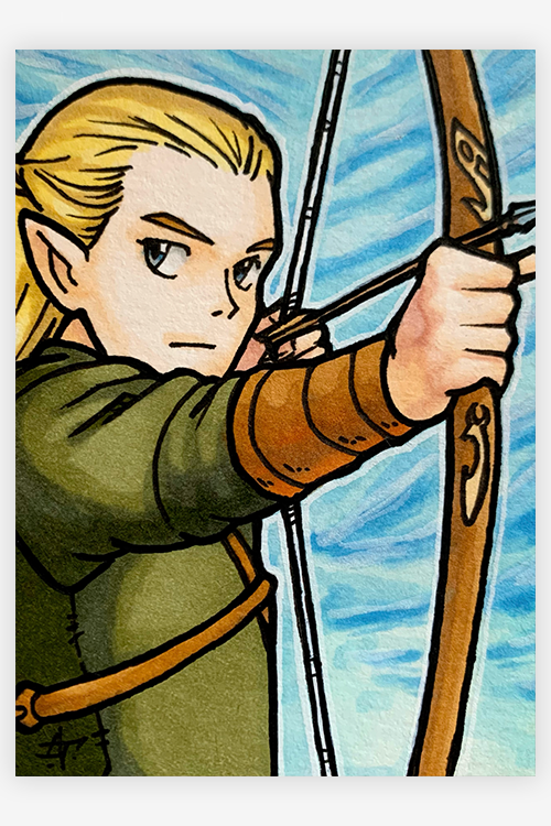 "Immortal archer." by Alex Zhludov