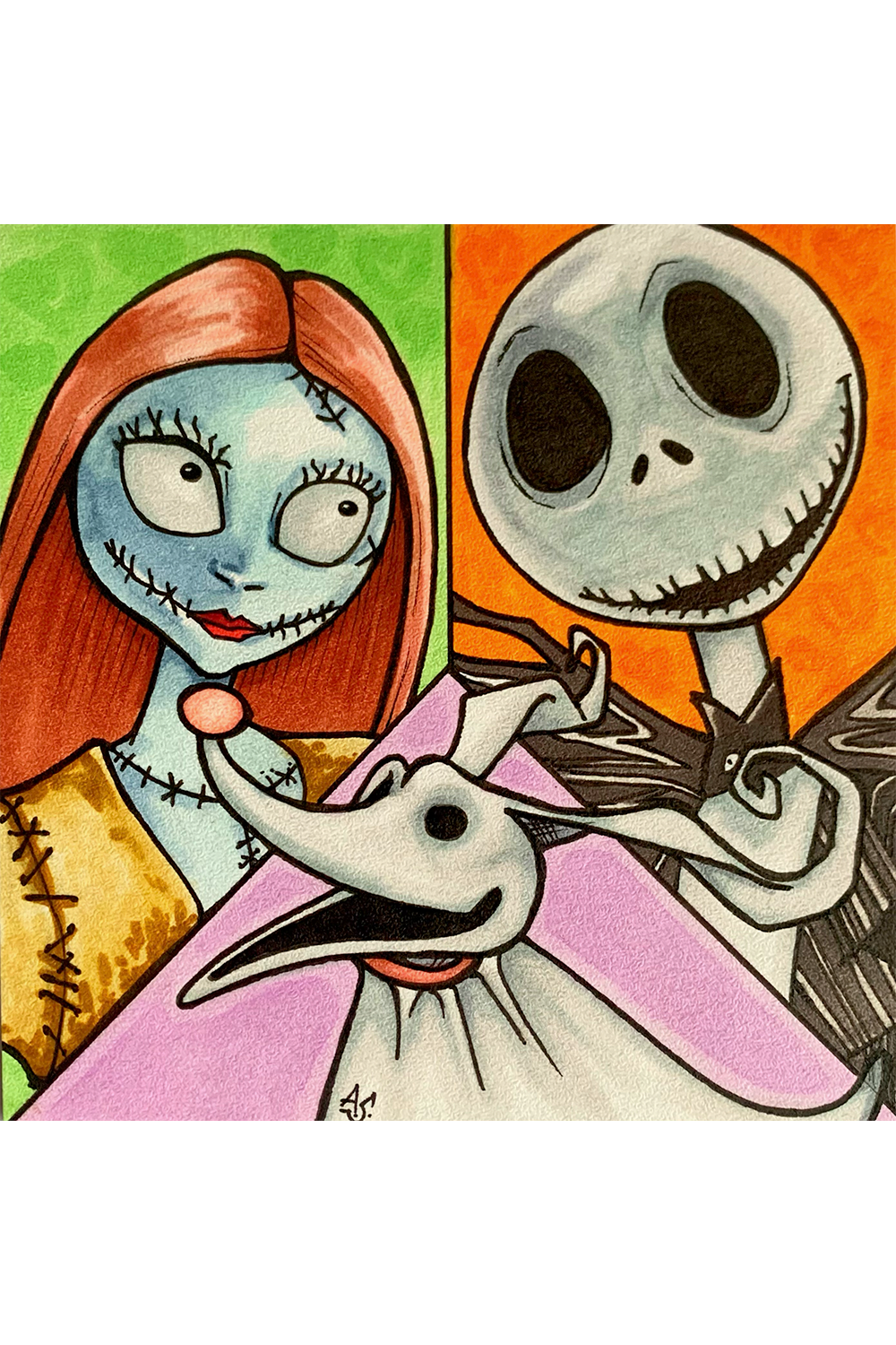 "Happy Ghost Family" by Alex Zhludov