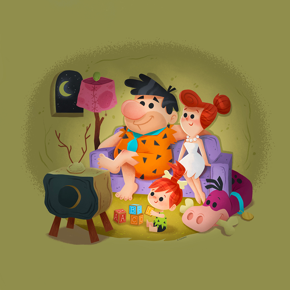 "Down time in Bedrock" by Amanda Conrad