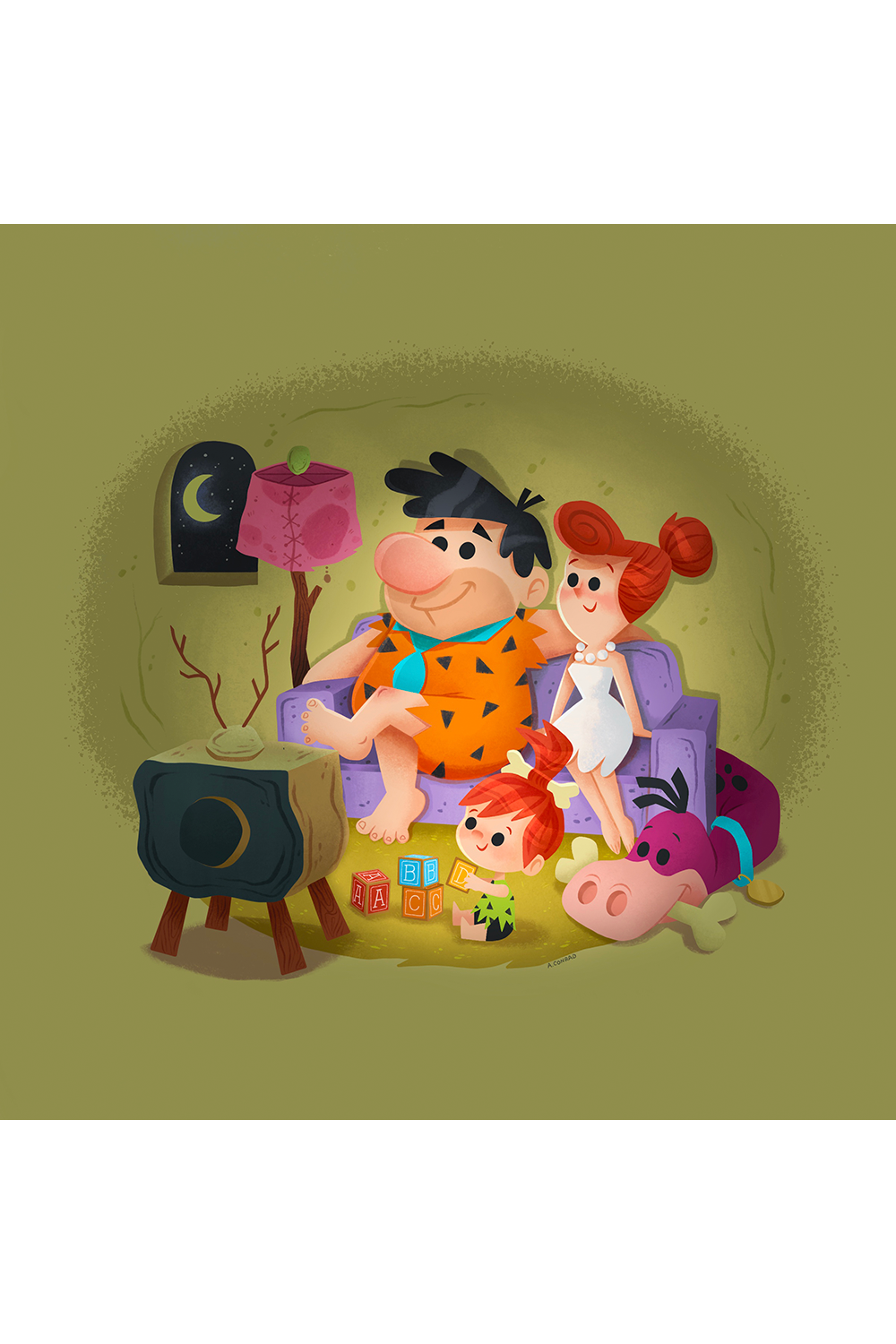 "Down time in Bedrock" by Amanda Conrad