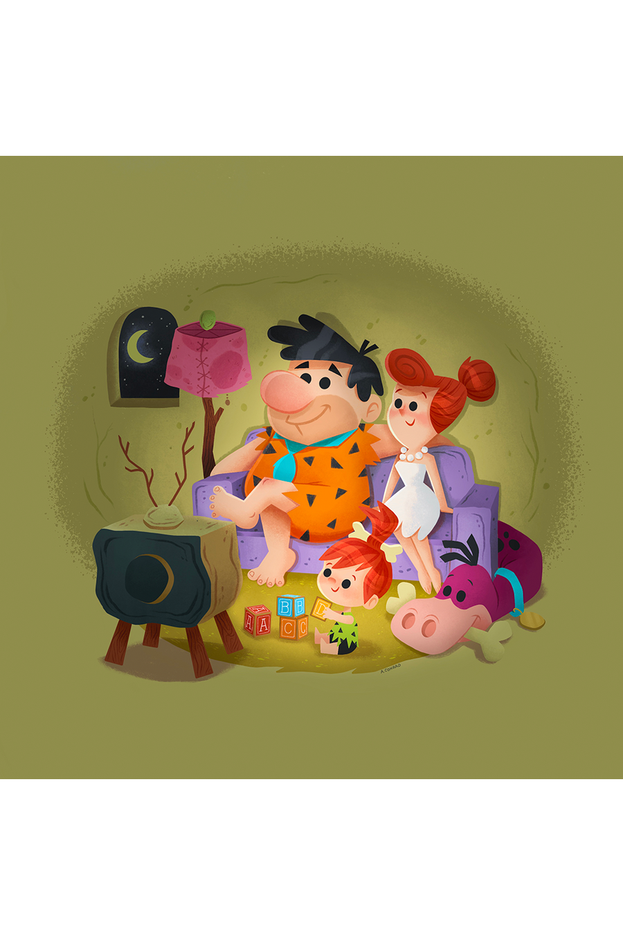 "Down time in Bedrock" by Amanda Conrad