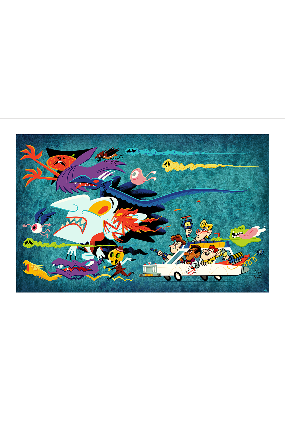 "G is for Ghostbusters" Large Variant by Andrew Kolb