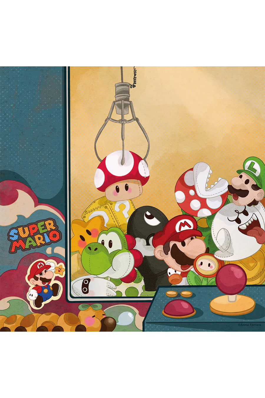 "1-UP" by Anna Ferrara