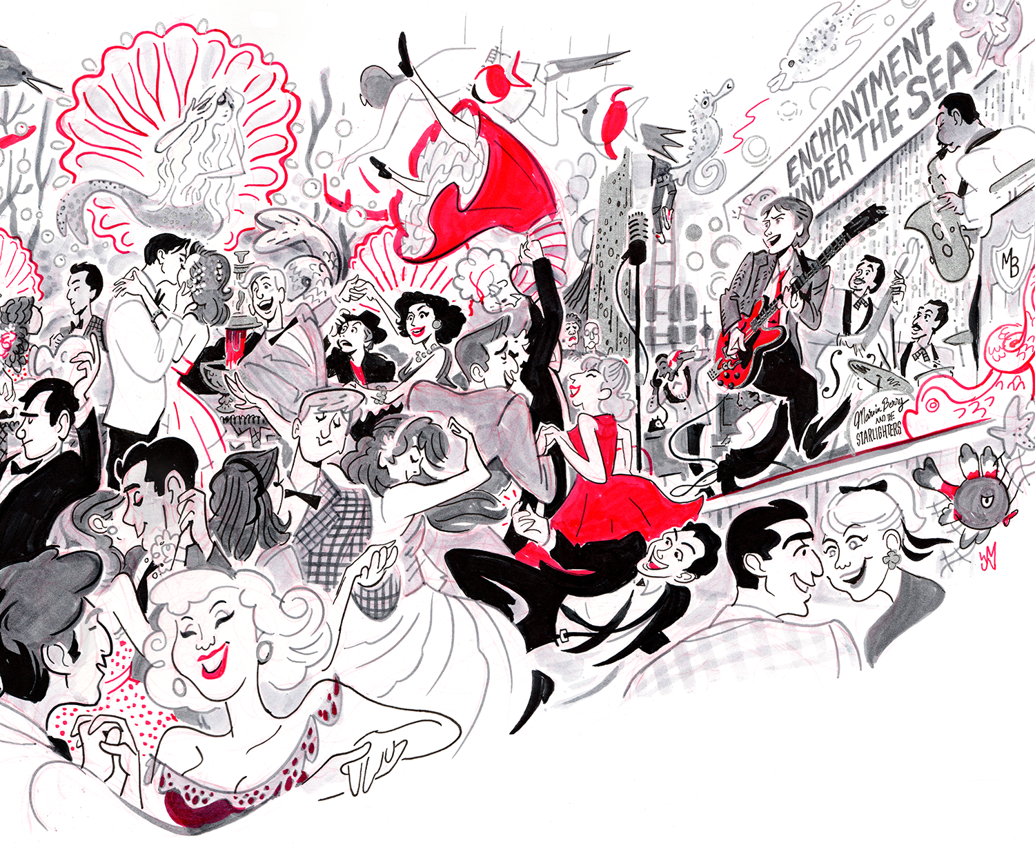 "1955 HVHS 'Enchantment Under the Sea' Dance" by Joey Mason