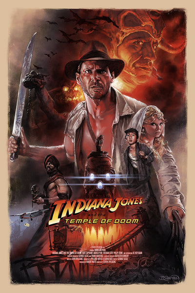 "Indiana Jones" Poster Set by Barret Chapman