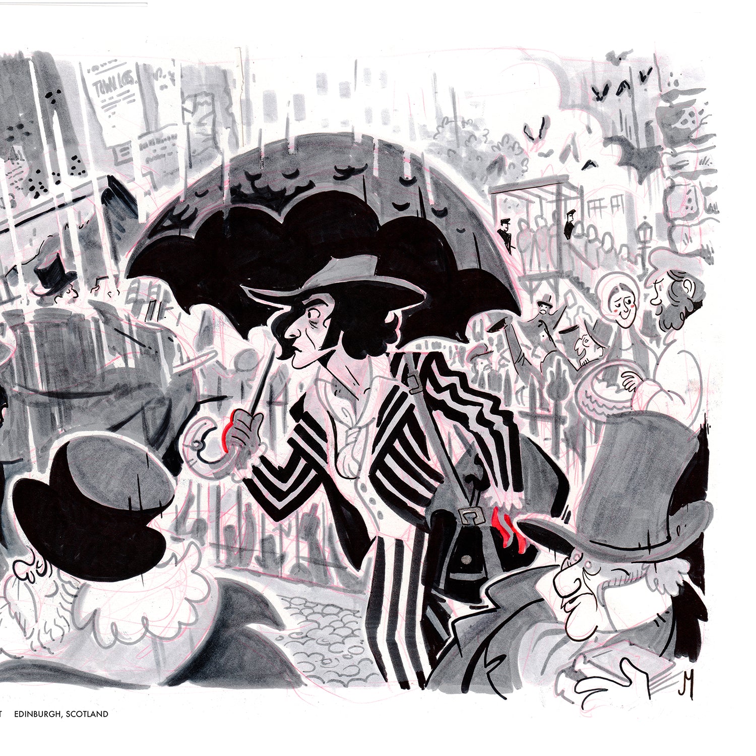 "Edinburgh Book Market" by Joey Mason