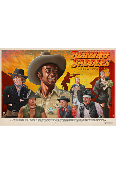 "BLAZING SADDLES 50" Western Sunset Variant by Bowman