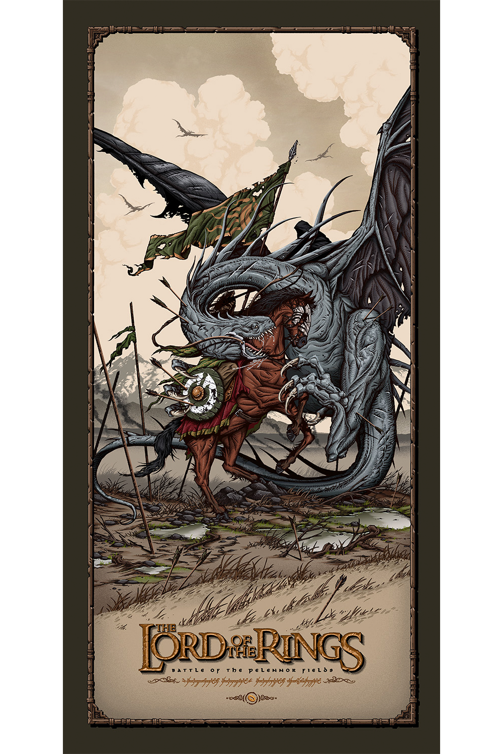 "Battle of the Pelennor Fields" by Brad Dunlop