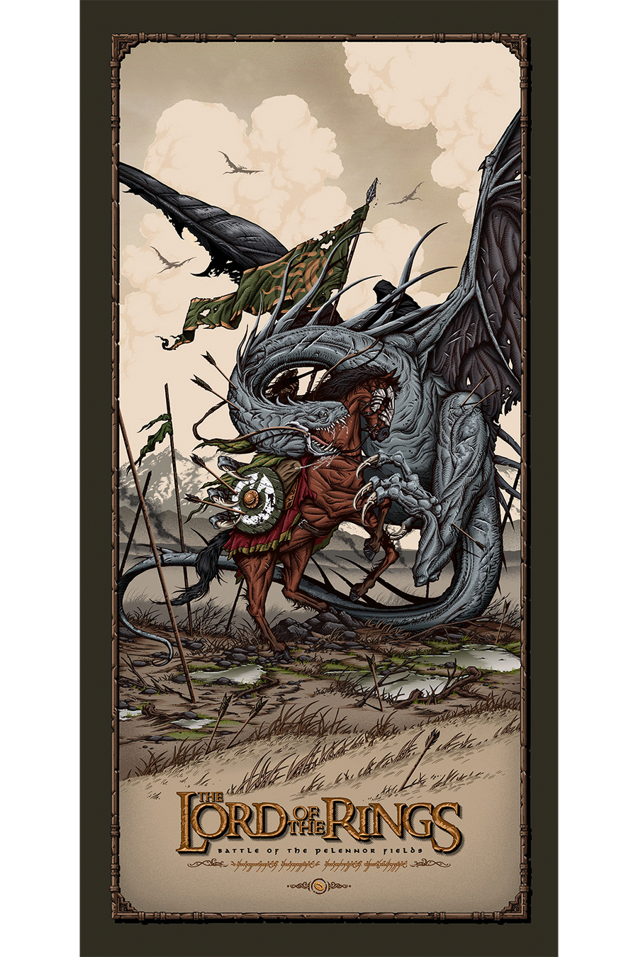 "Battle of the Pelennor Fields" by Brad Dunlop