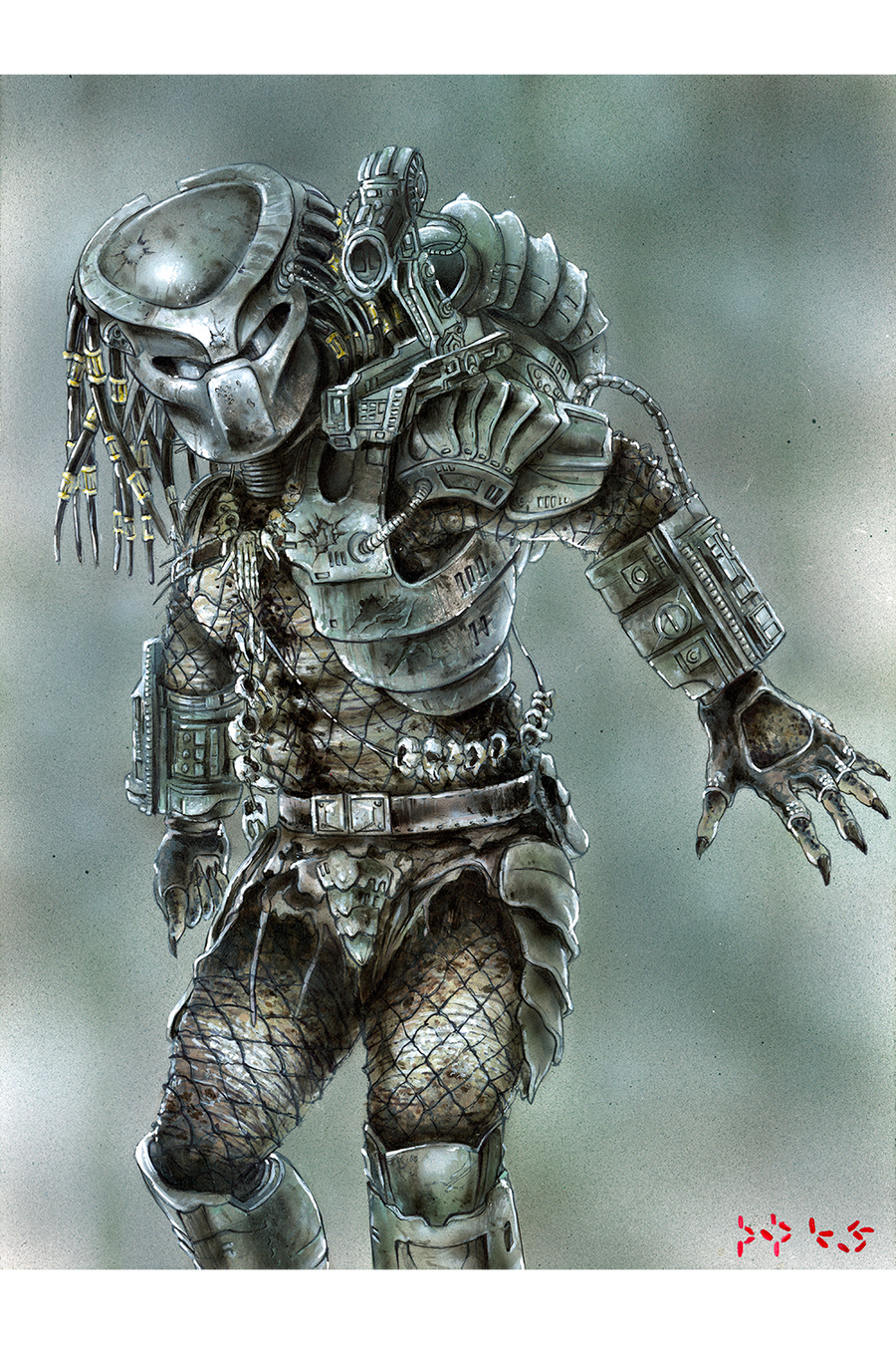 "Jungle Hunter" Original by Brian Hebets