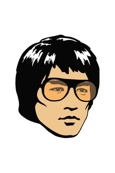 593. "Bruce Lee" Pin by Hellraiser Designs