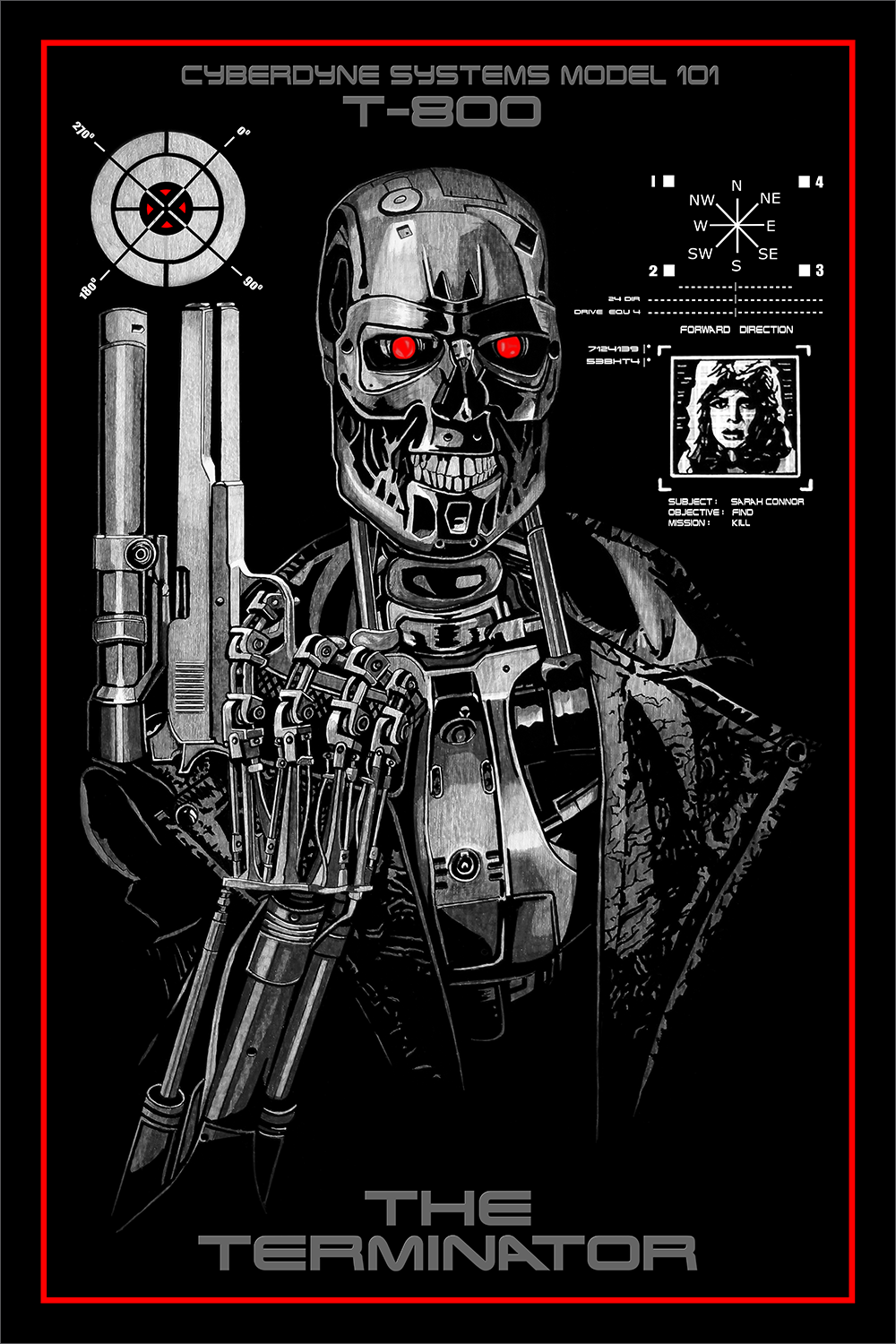 "T-800 THE PERFECT MACHINE" by Carles Ganya