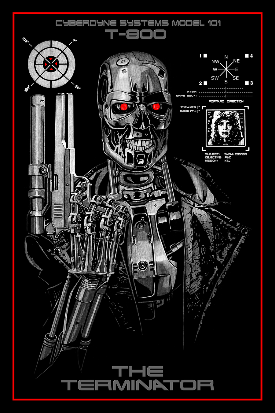 "T-800 THE PERFECT MACHINE" by Carles Ganya