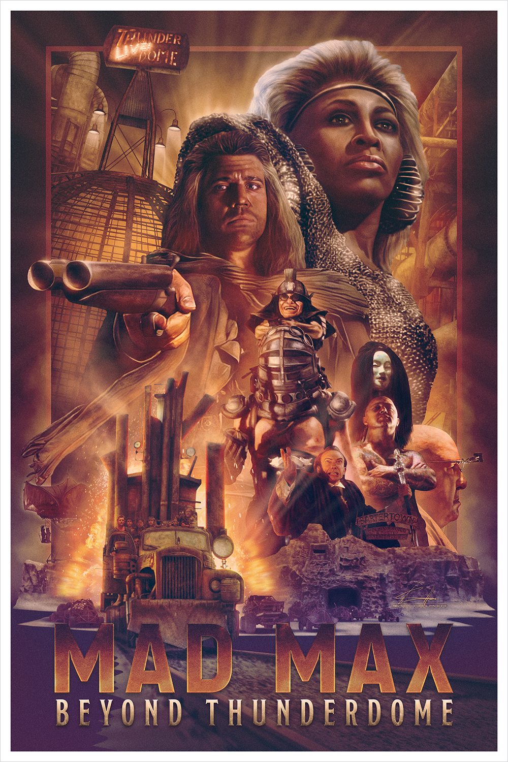 "Mad Max - Beyond Thunderdome" Bartertown Variant by Casey Callender