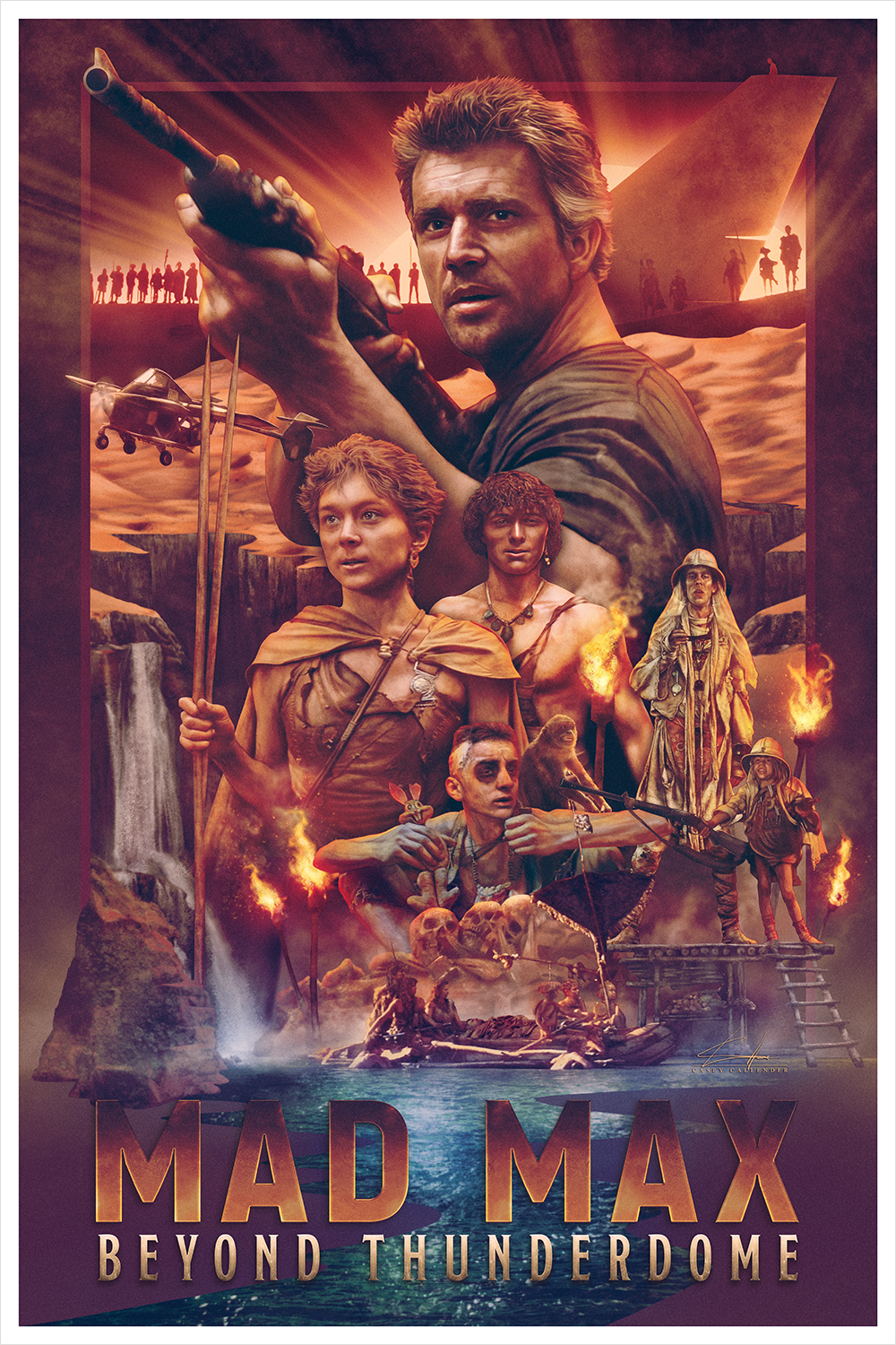 "Mad Max - Beyond Thunderdome" Tomorrow-morrow Land Variant by Casey Callender
