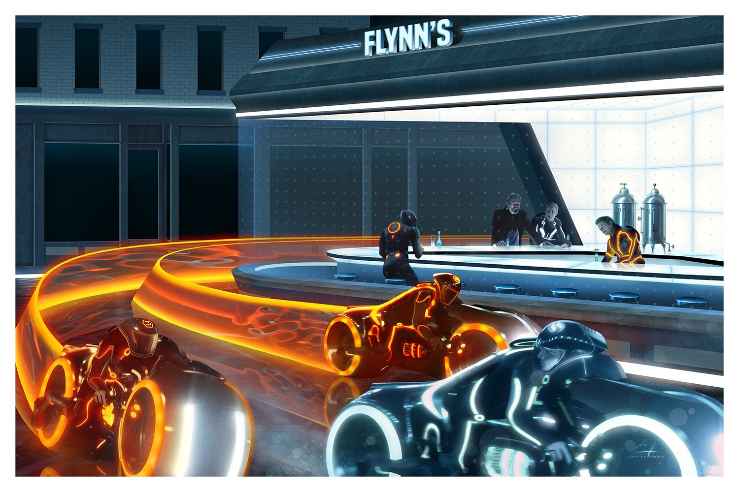 "Gridhawks" Clu Edition by Casey Callender