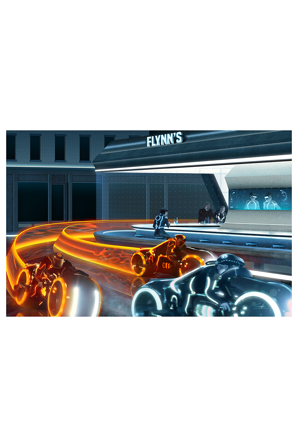 "Gridhawks" Daft Punk Edition by Casey Callender