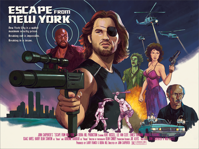 "Snake Plissken, The Deadliest Man Alive" by Christian Garland