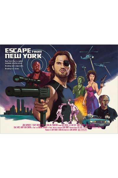 "Snake Plissken, The Deadliest Man Alive" by Christian Garland