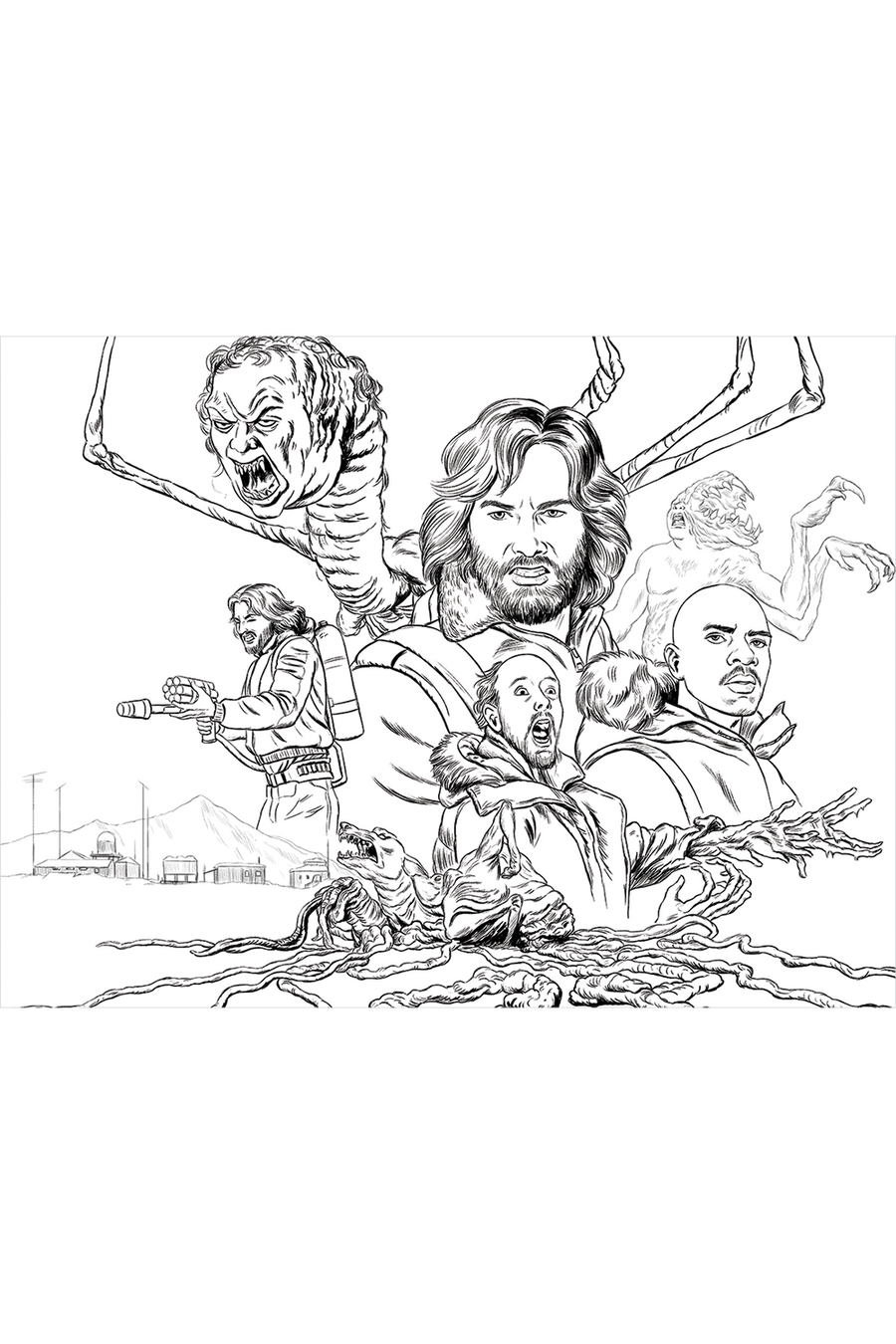 "Alien Terror" Sketch Ink Variant by Christian Garland