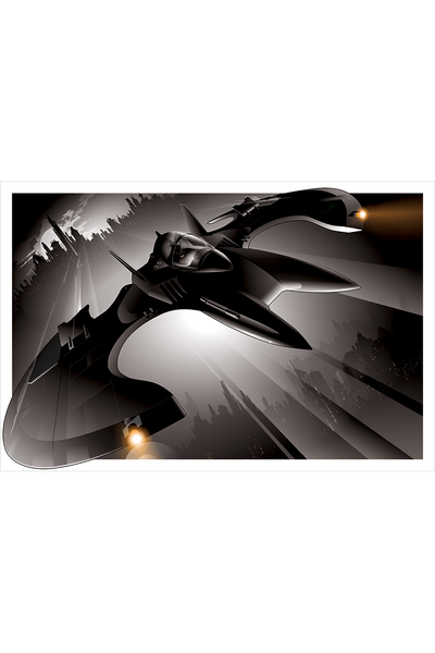 "89 Batwing" Metallic Print by Craig Drake