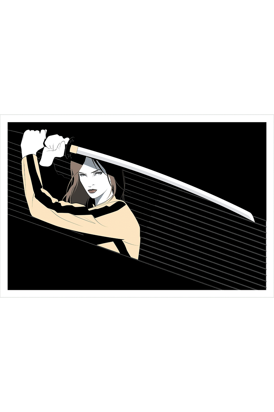 "Beatrix" Metallic Print by Craig Drake