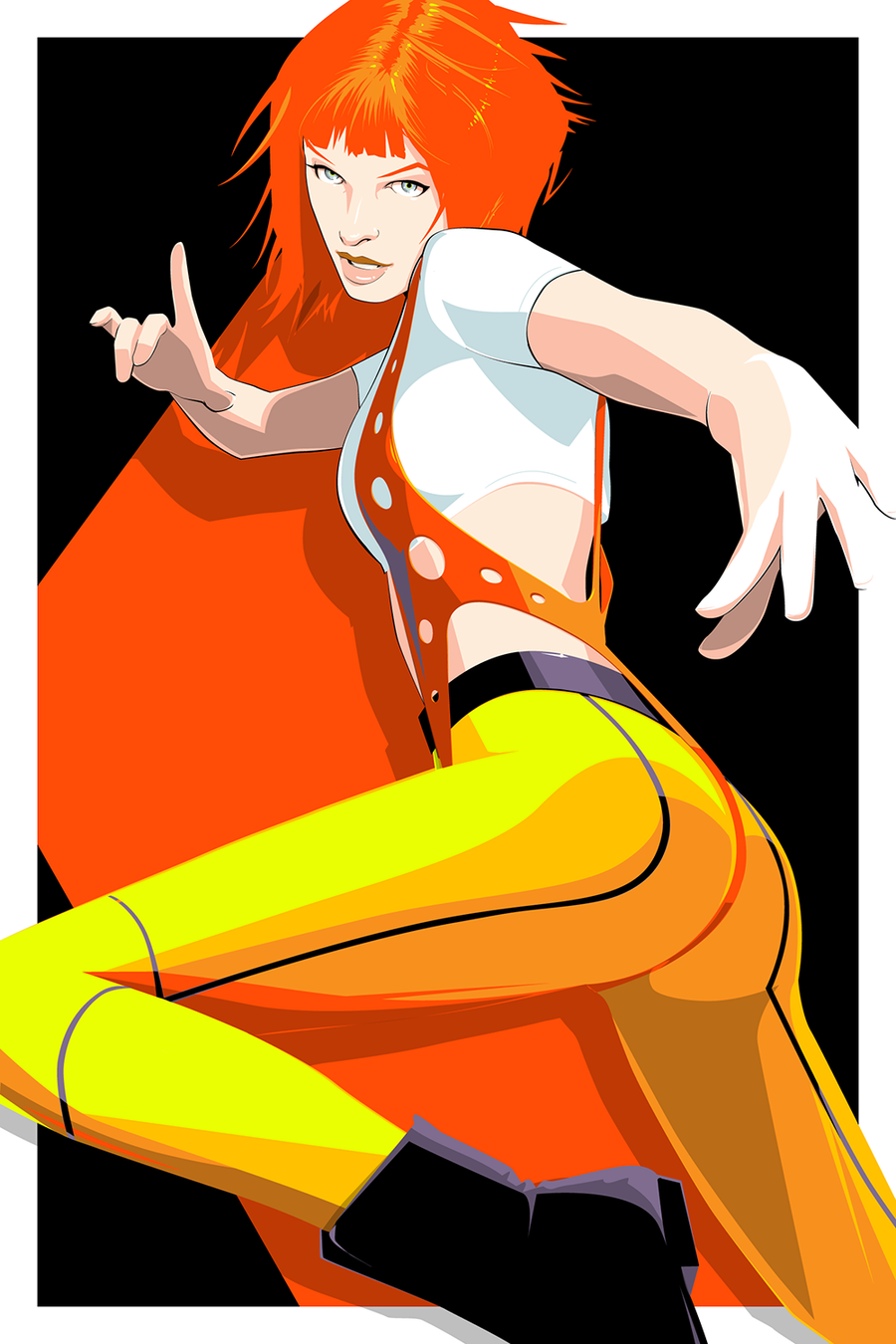 "Leeloo Orange" Artist's Proof by Craig Drake