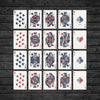 "Blue Wheel" Playing Cards by DKNG