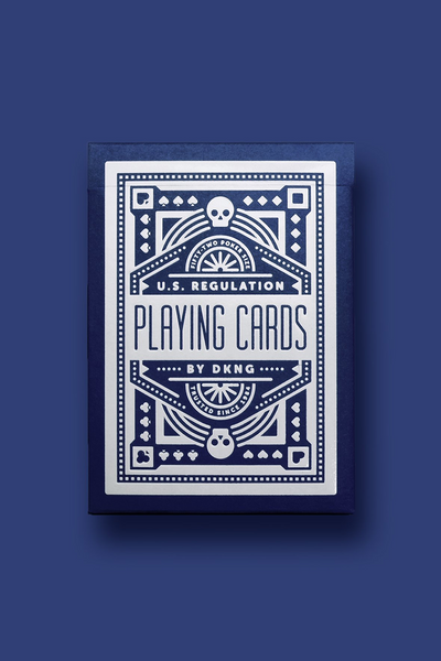 "Blue Wheel" Playing Cards by DKNG