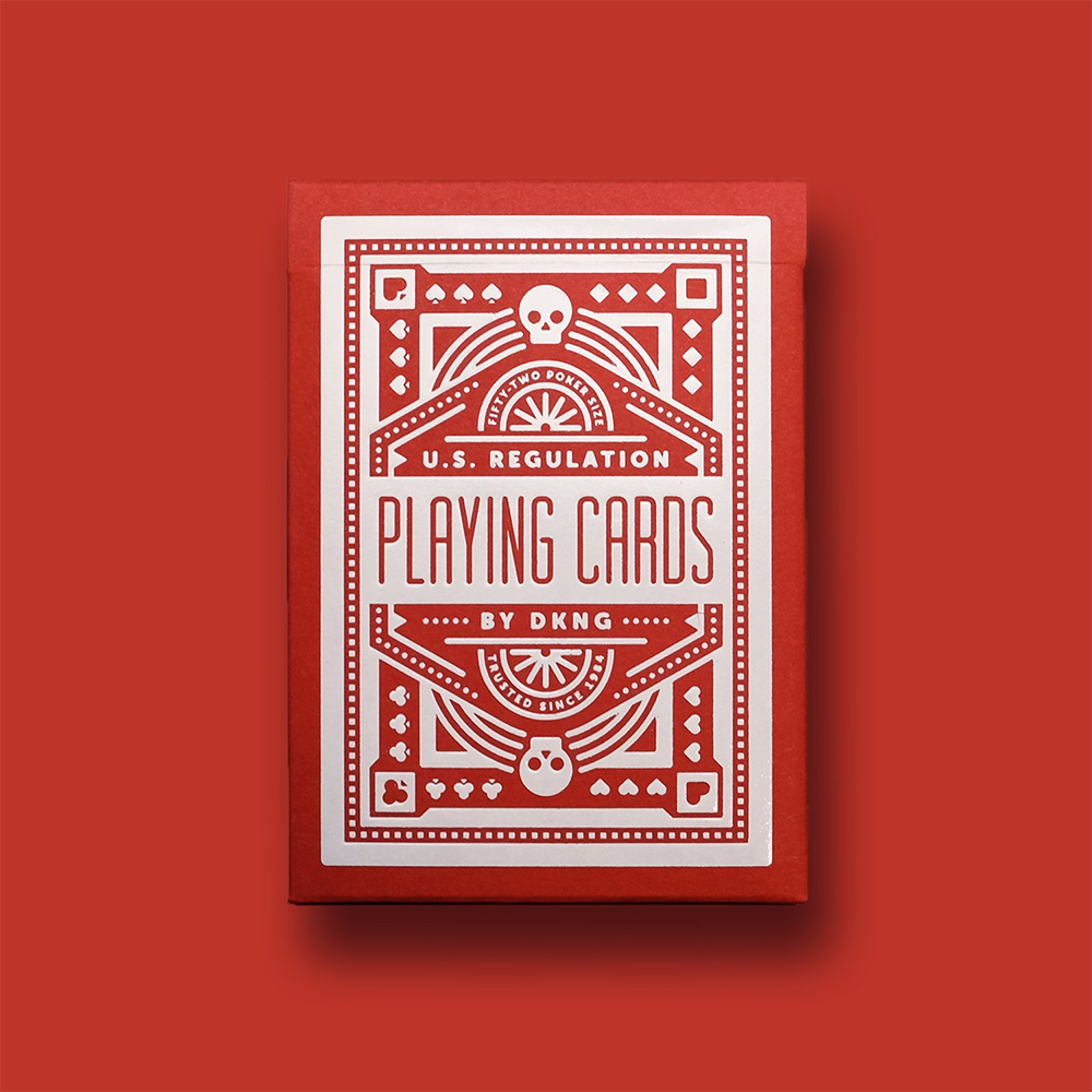 "Red Wheel" Playing Cards by DKNG
