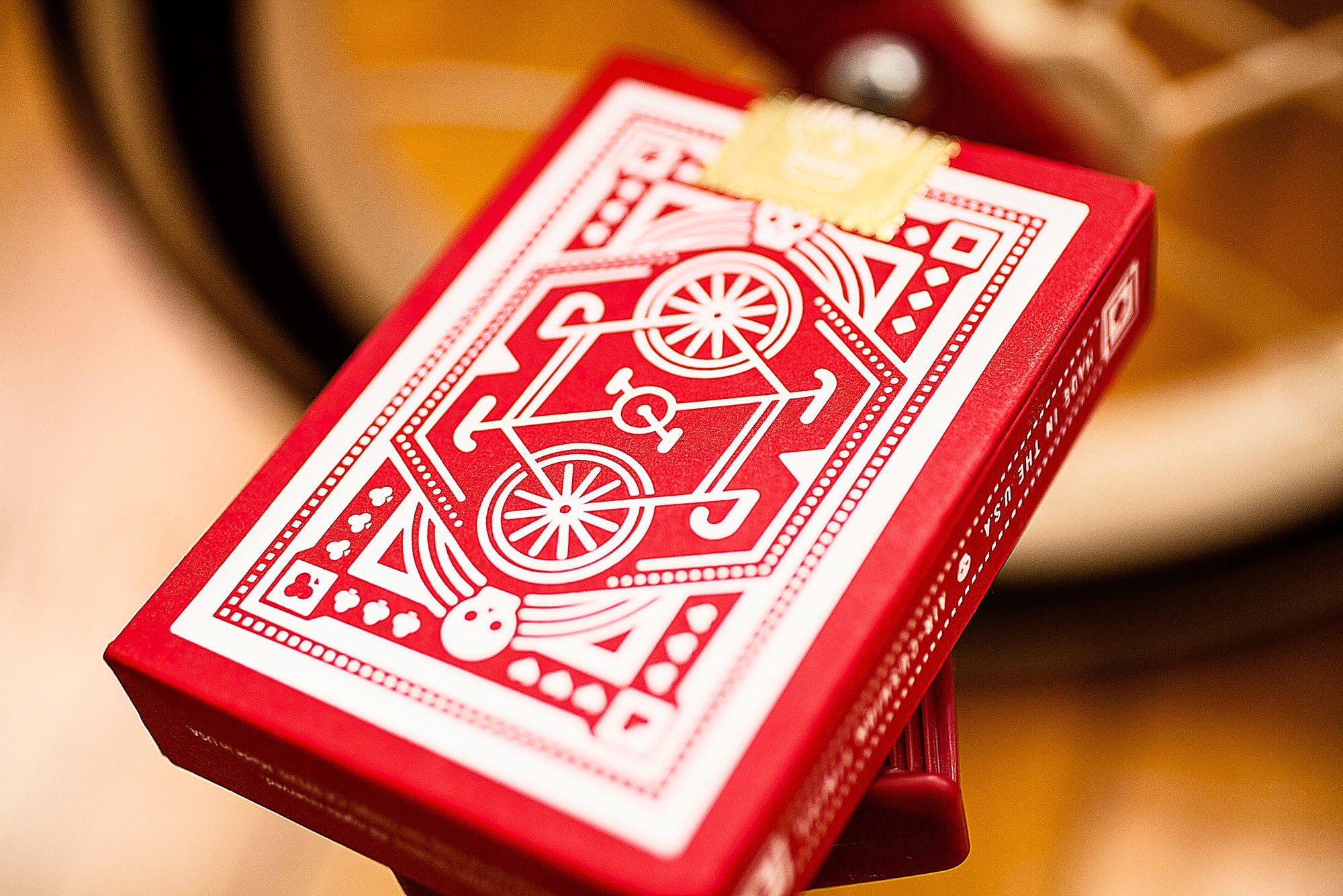 "Red Wheel" Playing Cards by DKNG