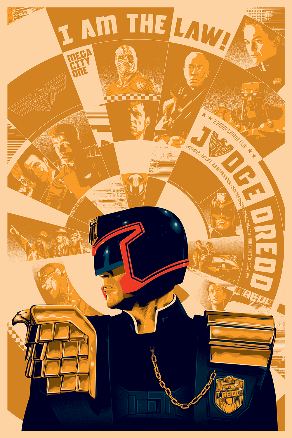 "I Am The Law!" Variant by Daniel Shearn