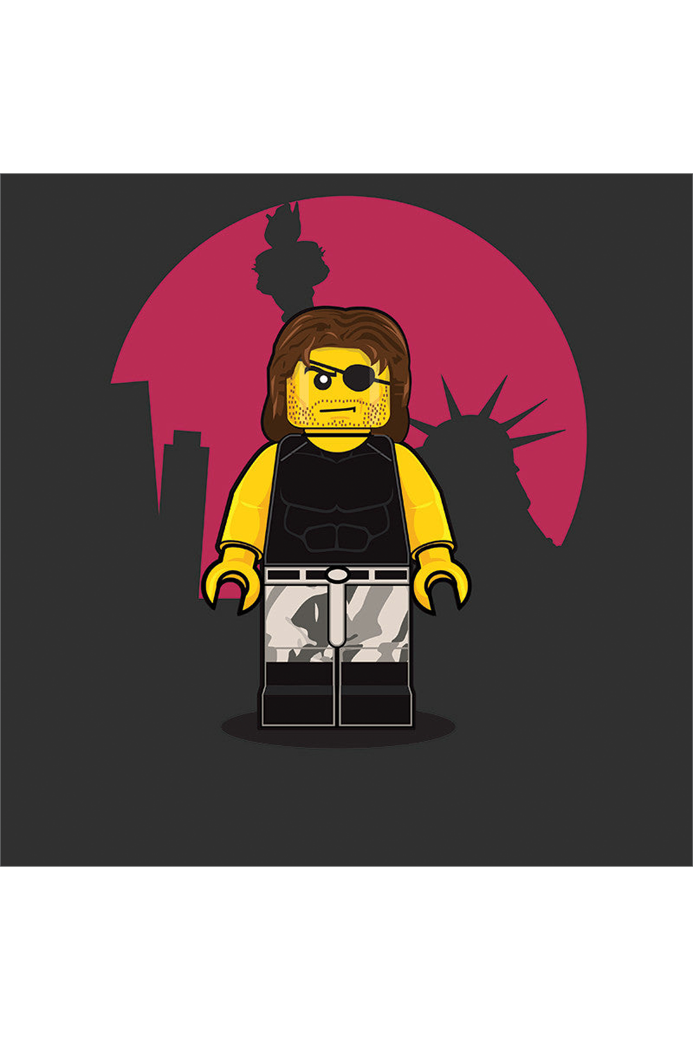 "LEGO Snake Plissken" by Dan Shearn