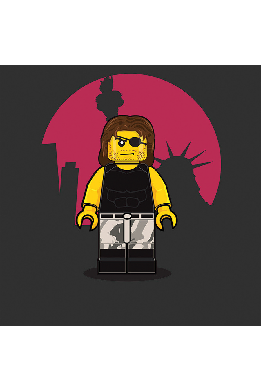 "LEGO Snake Plissken" by Dan Shearn