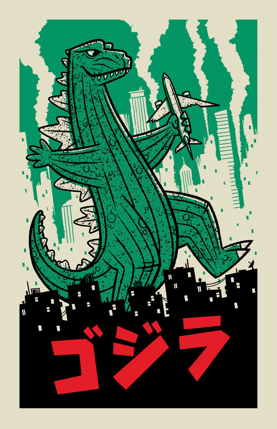 "Godzilla" Second Edition Screen Print by Doug LaRocca