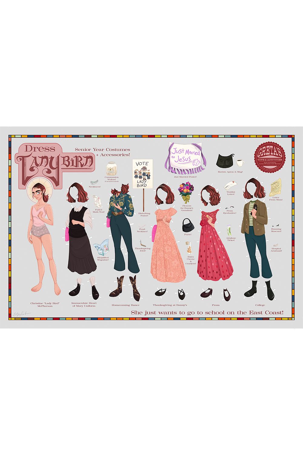 "She just wants to go to the East Coast!" by Emily Larrabee