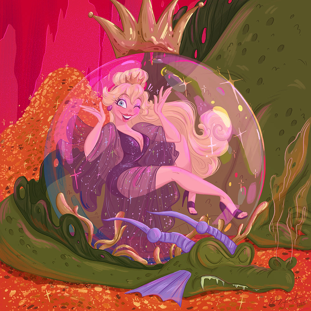 "To slay the dragon, use the magic sword!" by Emily Larrabee