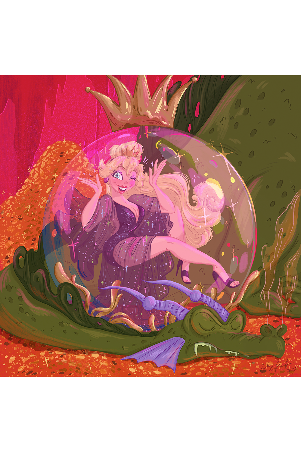 "To slay the dragon, use the magic sword!" by Emily Larrabee