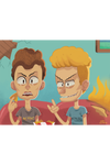 "Beavis and Butthead" by Erin Hunting