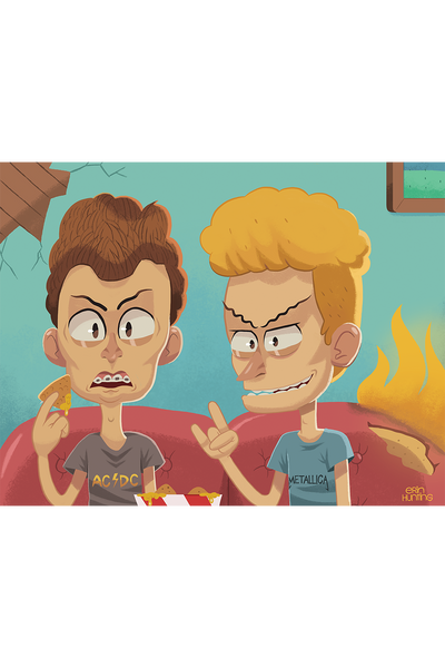 "Beavis and Butthead" by Erin Hunting